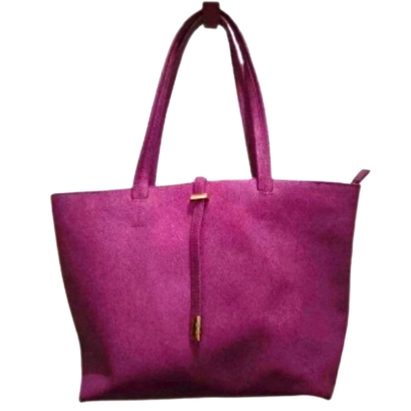 Vince Camuto Leila Purple Leather tote - Picture 1 of 6